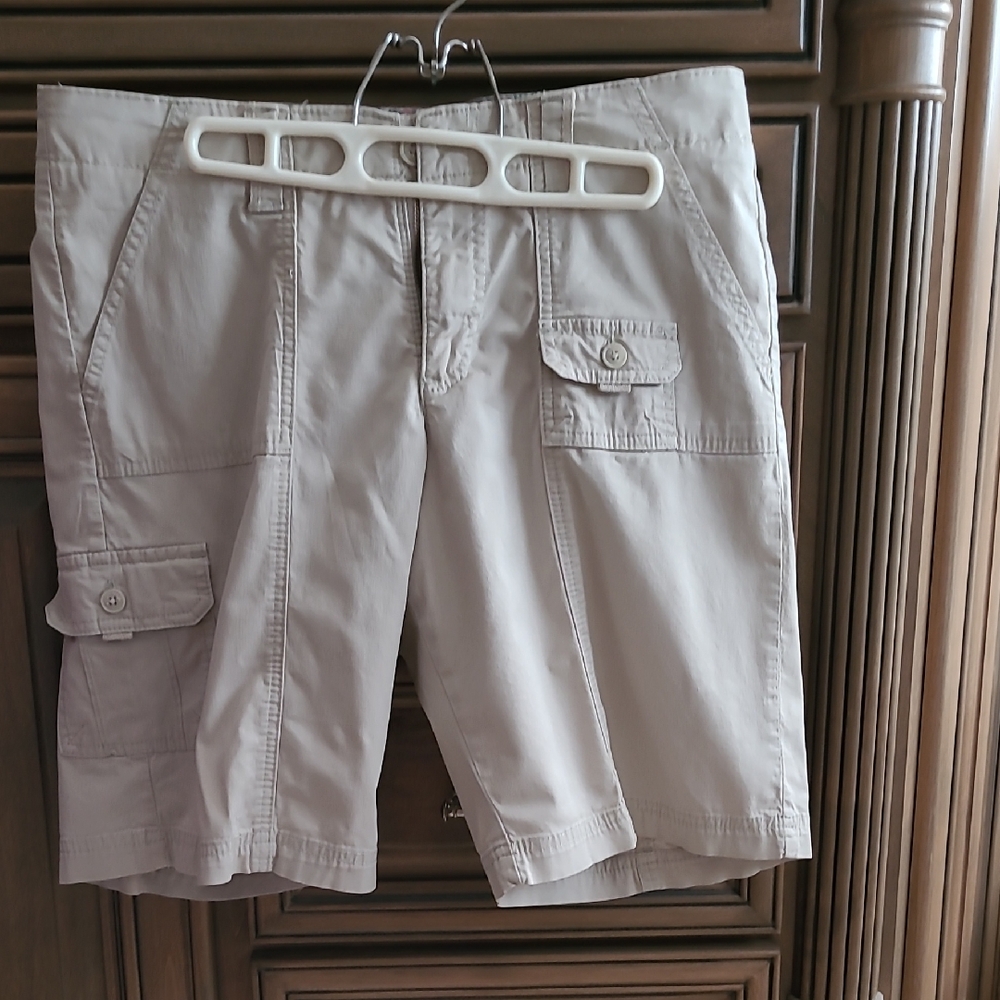 Womens Lee Tan Cargo Shorts